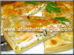 laforchettamagica.com - Crostata gamberi e zucchine