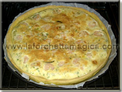 laforchettamagica.com - Crostata gamberi e zucchine