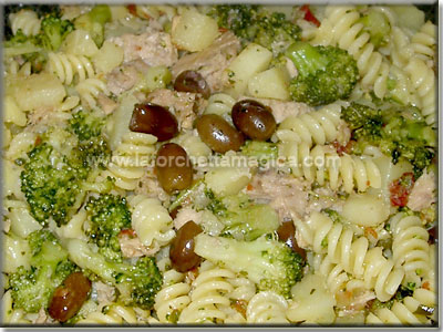 Fusilli con tonno e broccoli